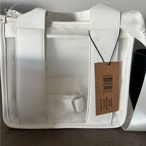 Steve Madden Transparent Panel Crossbody Bag